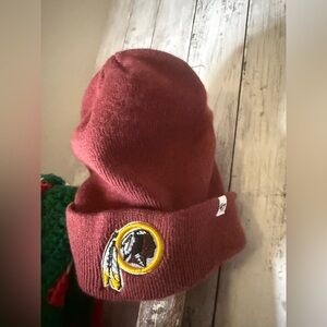 Washington Redskins '47 Brand Winter Beanie Cap Hat toboggan throwback vtg logo